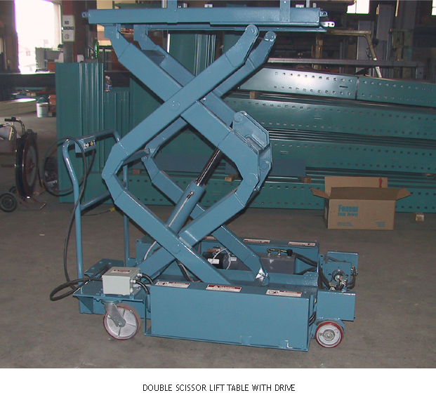 Double Scissor Lift Table with Drive