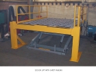 Scissor Lift with Safety Railing